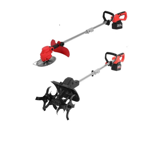 Elektrische Motorhacke Lithium Akku 21 V 500 W 22 cm Arbeitstiefe 30 cm Arbeitsbreite OLL-480