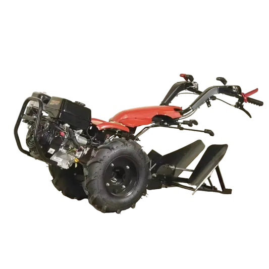 Allrad Mini Bodenfräse für Rotationsbearbeitung Furchen Mähen und Pflügen Kompakte Motorhacke für Garten und Landwirtschaft